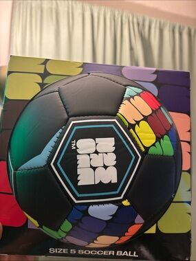 FIFA Black Colorful Panel Size 5 Soccer Ball